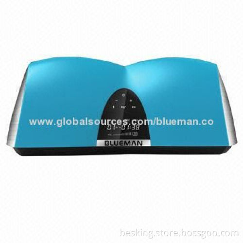 2.0-channel Bluetooth Speaker with NFC and Clock FunctionsNew